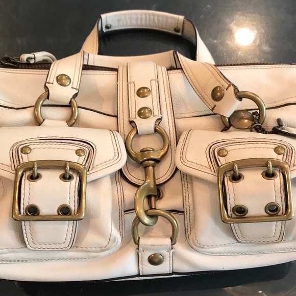 Coach Hobo Bag. White. - Picture 3 of 8